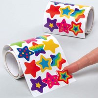 Star Sticker Rollen Value Pack (pro Set 600) Bastelbedarf zu Weihnachten