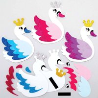 Mix & Match-Deko-Magneten Schwanenprinzessin (pro Set 8) Bastelsets