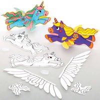 Gleiter Einhorn zum Ausmalen (pro Set 10) Mitgebsel