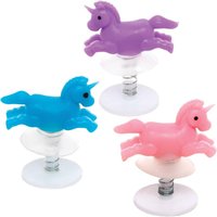 Einhorn-Bastelsets mit Hüpffunktion (pro Set 6) Mitgebsel