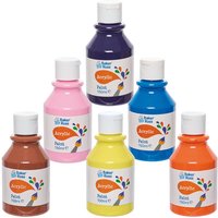 Acrylfarben-Set in Sekundärfarben, 150 ml (pro Set 6)