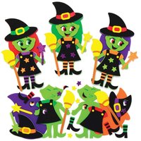 Hexen Mix & Match-Deko-Magnete (pro Set 8) Halloween-Basteleien