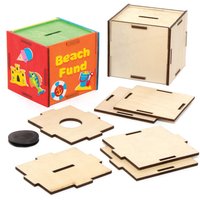 Holz-Spardose (pro Set 3) Basteln mit Holz