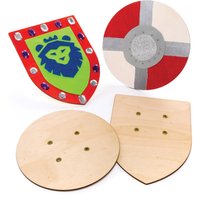 Holzschilde (pro Set 2) Basteln mit Holz