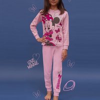 Baronio Sconto del 20% su pigiama Minnie in caldo cotone per bambina rosa
