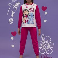 Baronio Sconto del 20% su pigiama Lilo Stitch in felpa per bambina