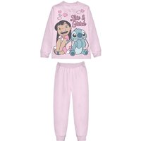 Baronio Sconto del 20% su pigiama Lilo Stitch felpa cotone rosa chiaro bambina