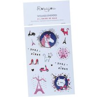 Beauty Coiffure Réduction de 30 % sur les tatouages éphémères Rosajou 10x15 cm à lencre de soja