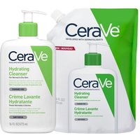 CeraVe DUO Hydrating Cleanser 473ml & Hydrating Cleanser Refill 473ml