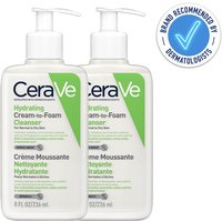CeraVe Hydrating Cream-to-Foam Cleanser 236ml Double
