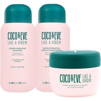 Coco & Eve Like a Virgin Super Hydrating Shampoo 280ml, Conditioner 28