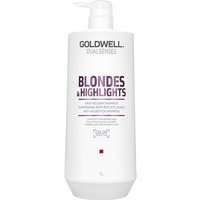 Goldwell Dual Senses Blonde & Highlights Anti-Yellow Shampoo 1000ml - Worth £64