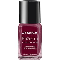Jessica Phēnom Vivid Colour Nail Polish Floral Riot-Maroon Mural