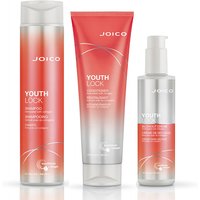 JOICO YouthLock Shampoo 300ml, Conditioner 250ml, Anti-Frizz Blowout C