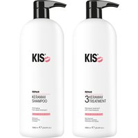 KIS KeraMax Shampoo 1000ml and KeraMax Treatment 1000ml Duo Supersize