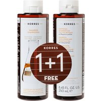 Korres Sunflower & Mountain Tea 250ml Shampoo Double Pack - Worth £30