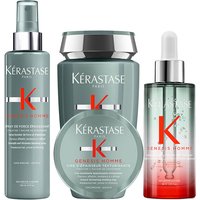 Kérastase Genesis Homme Thickness Boosting Shampoo 250ml, Serum 90ml, Spray 150ml & Molding Clay 75ml Pack