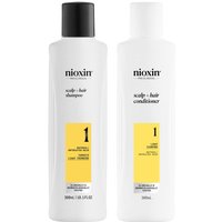 Nioxin Systems Shampoo, System 1 300ml & Systems Conditioner, System 1