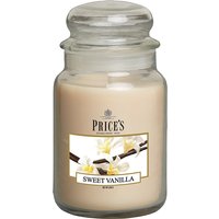 Price's Candles Large Jar Candle - Sweet Vanilla
