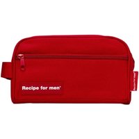 Free Recipe for Men Red Canvas Wash Bag Gift With £30 Spend On Recipe For Men
