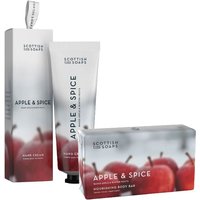 Scottish Fine Soaps DUO Apple & Spice Nourishing Body Bar 220g & Apple & Spice Hand Cream 75ml