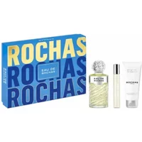 Rochas Eau De Rochas Eau De Toilette Spray 100ml Set 3 Pieces