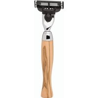Erbe Shaving Shop Premium Design VIENNA Gillette Mach3 Rasierer Olivenholz