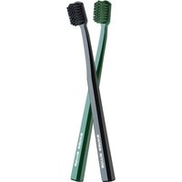 Swiss Smile Herbal Bliss Zahnbürste, grün & schwarz 2 Stk.
