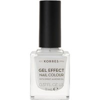 Korres Sweet Almond Nail Colour 01 Blanc White 11 ml