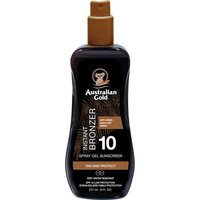 Australian Gold Sunscreen SPF 10 Bronzer Spray Gel 237 ml