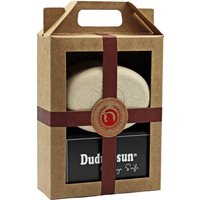 Unicorn Geschenk-Set unicorn Seifendose aus Flüssigholz groß + sahneweiß & Dudu-Osun CLASSIC - 150g