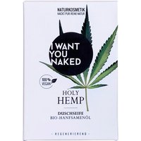 I Want You Naked Holy Hemp Duschseife Bio-Hanfsamenöl 100 g