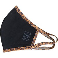 NEQI Community Face Coverings, Black/Leo S-M
