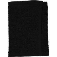 Le Coiffeur Frottee-Gesichtstuch Schwarz 30 x 15 cm