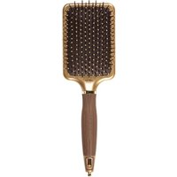 Olivia Garden Expert Care Rectangular Nylon Bristle Gold&Brown L