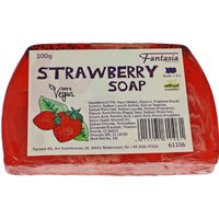 Fantasia Handgearbeitete Seifen 100% Vegan 100 g Strawberry