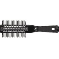 Efalock Doppelventbürste rund Schwarz