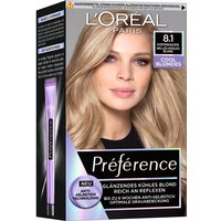 L'Oréal Paris Préférence Cool Blondes 8.1 Helles kühles Blond Coloration 1Stk