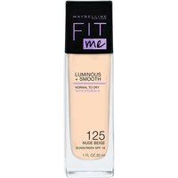 Maybelline New York Fit Me! Liquid Make-Up 125 Nude Beige Foundation (flüssig) 30ml