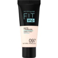 Maybelline Fit Me! Matte + Poreless Make Up Nr. 97 Natural Porcelain Foundation 30ml