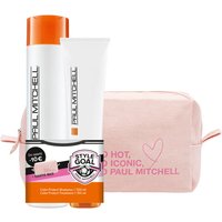 Aktion - Paul Mitchell Save on Duo Color Protect + Cosmetic Bag (Shampoo 300 ml/Treatment 150 ml)