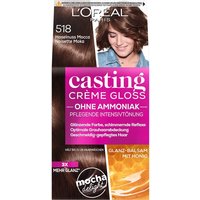 L'Oréal Paris Casting Crème Gloss Pflegende Intensivtönung 518 Haselnuss Mocca Coloration 1Stk