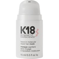 K18 Biomimetic Hairscience Leave-In Molecular Repair Hair Mask 15 ml