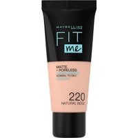 Maybelline Fit Me! Matte + Poreless Make-Up Nr. 220 Natural Beige Foundation 30ml