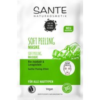 Sante Soft Peeling Maske Bio-Jojobaöl & Lavagestein Gesichtsmaske 8ml