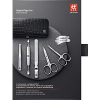 ZWILLING Beauty Rahmen-Etui, Rindleder, schwarz, 5-tlg.