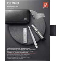 ZWILLING Beauty Reißverschluss-Etui, Rindleder, black, 3-tlg.