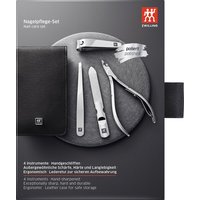 ZWILLING Beauty Taschen-Etui, Rindleder, schwarz, 4-tlg