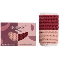 Bellody® Mini Haargummis (20 Stück - Rose & Rot - Mischpaket)