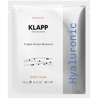 Klapp Cosmetics Triple Action Moisturizing Sheet Mask 1 Box á 3 Stk.